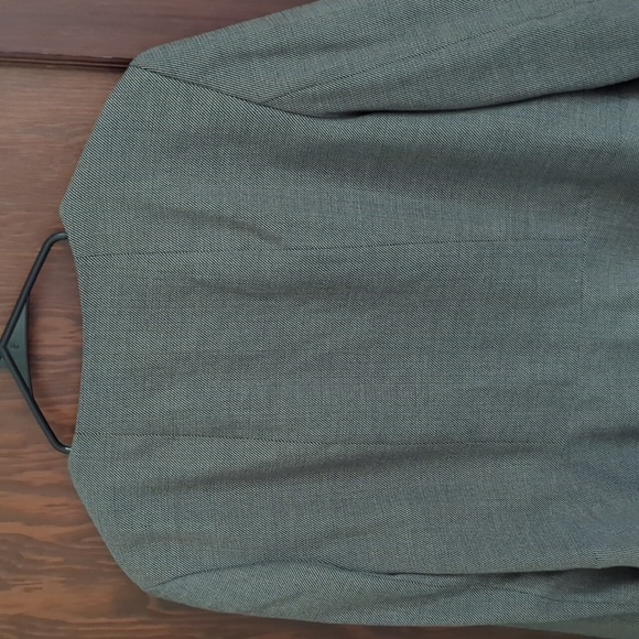 Talbots Brown Business Professional Button Front Blazer Size 16 - Picture 6 of 8